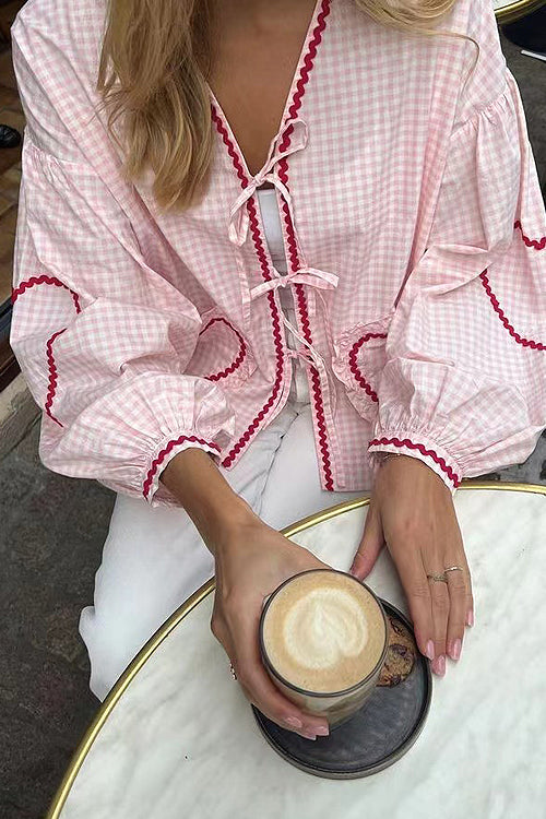 Stilla | Perfectly You Bind Front Gingham Til Toppen 10 Farver på udsalg