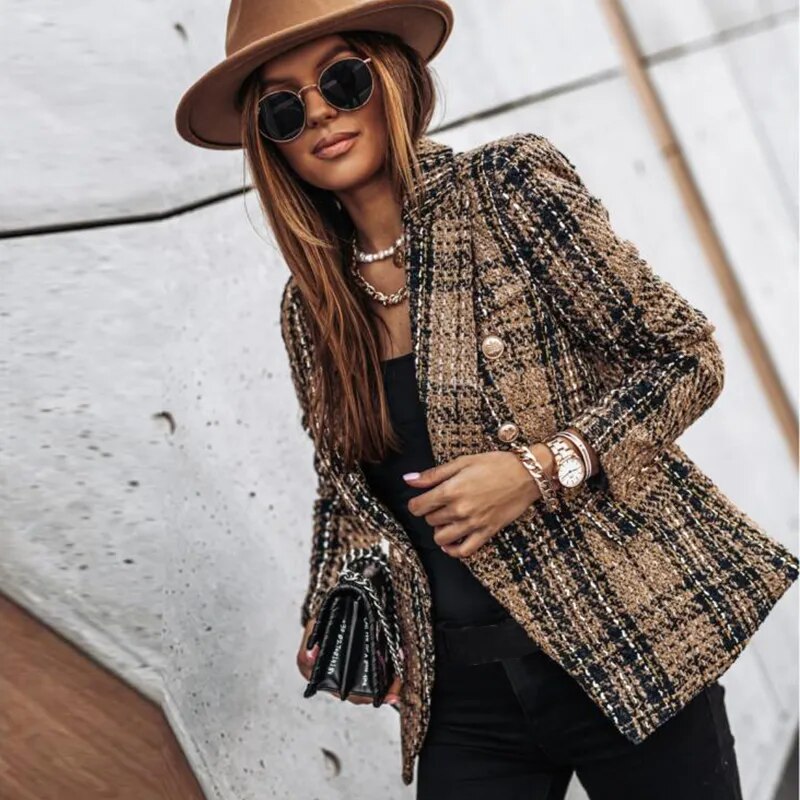 Stilla | Luksusblazer Med Ruder