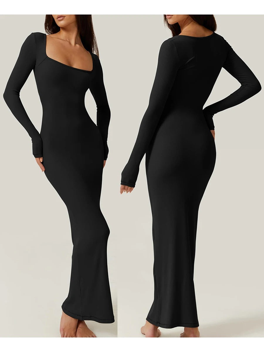 Stilla | Slank Ribbede Bodycon Kjole til Kvinder
