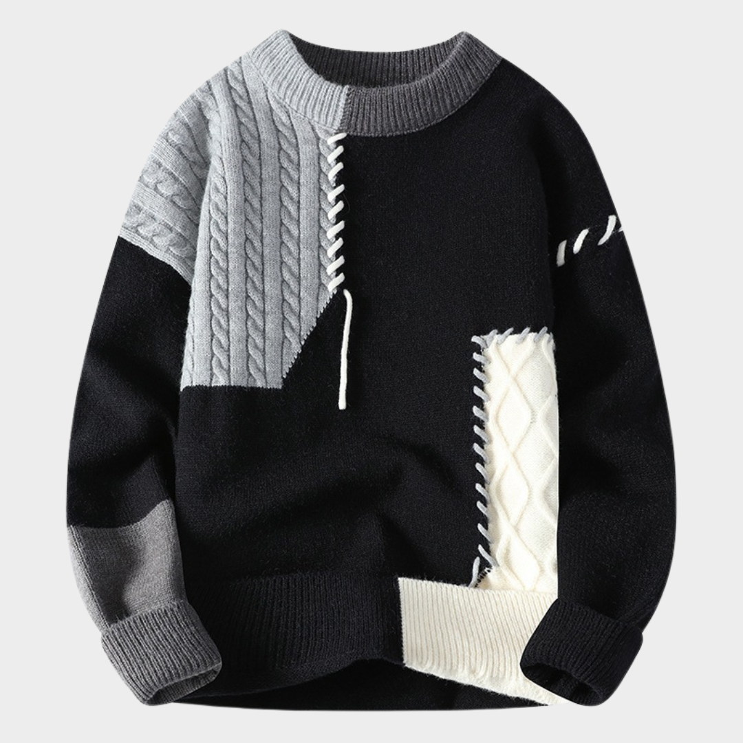 Stilla | Patchwork-Pullover