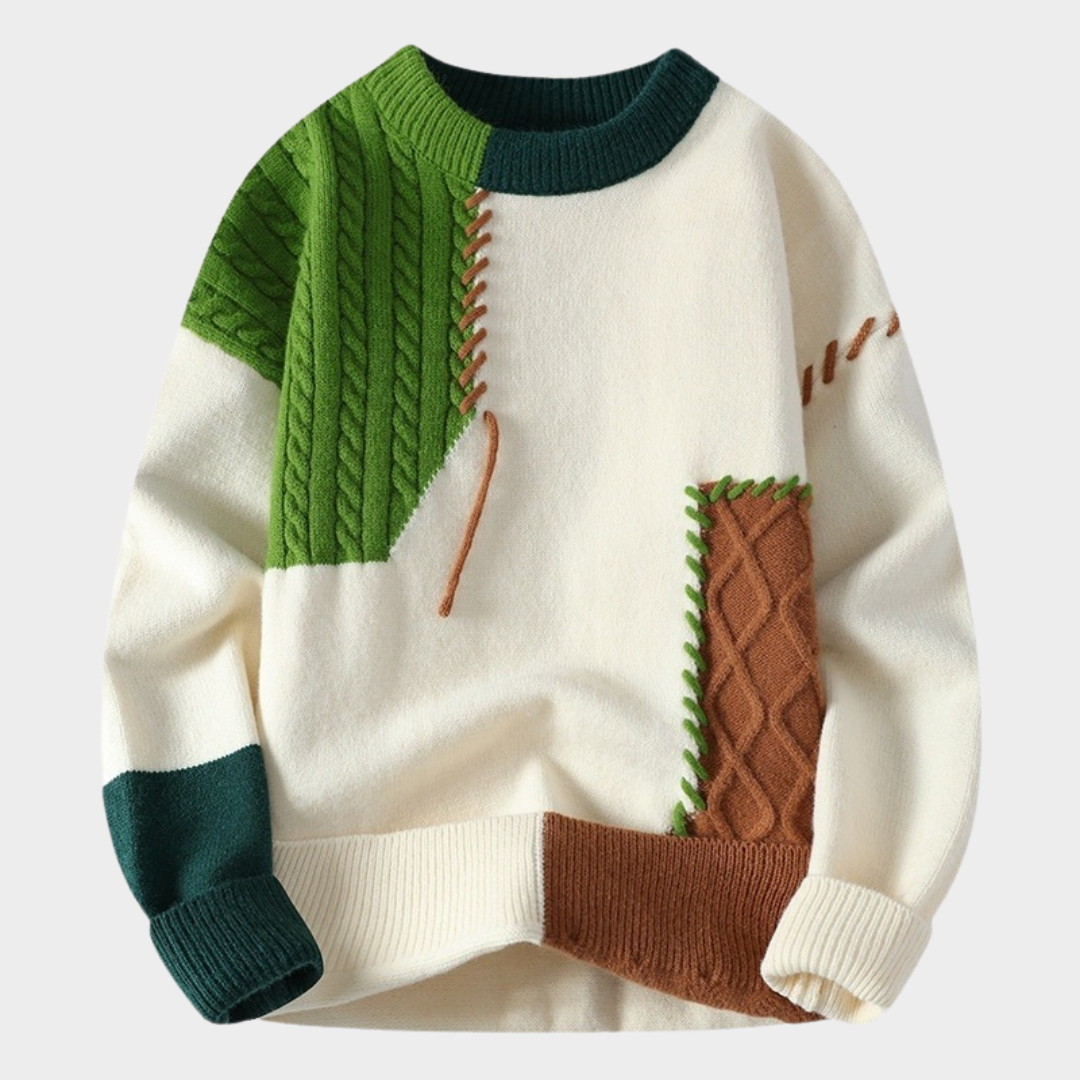 Stilla | Patchwork-Pullover