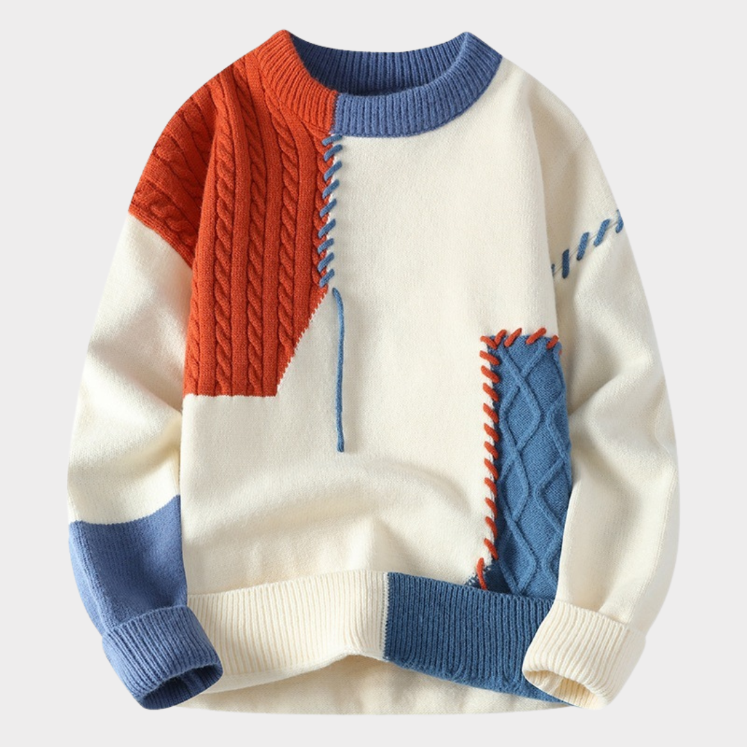 Stilla | Patchwork-Pullover