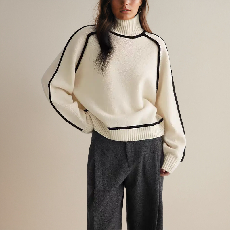 Stilla | Rullekrave sweater Couture Online salg