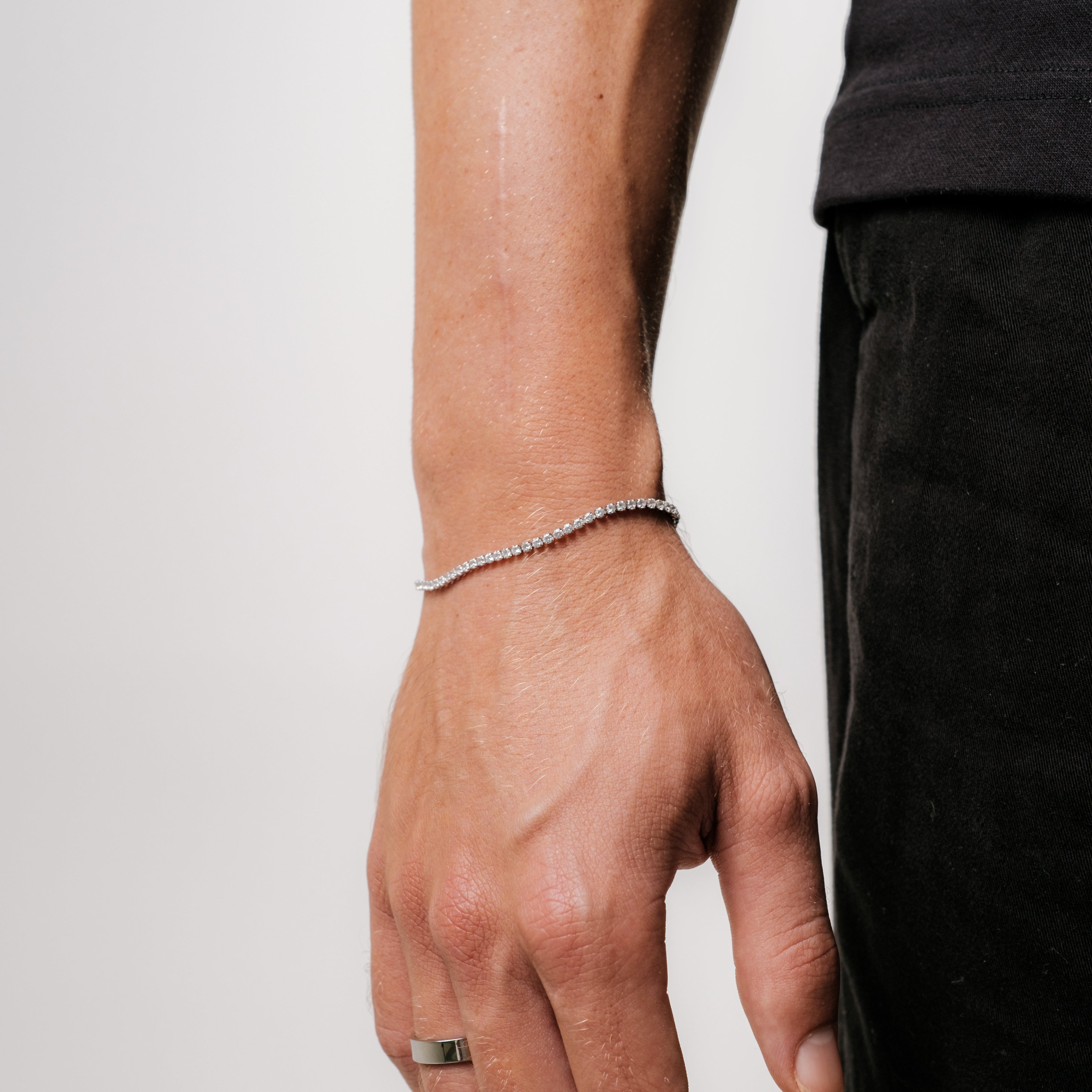 Stilla | Armbånd 2mm (sølv)