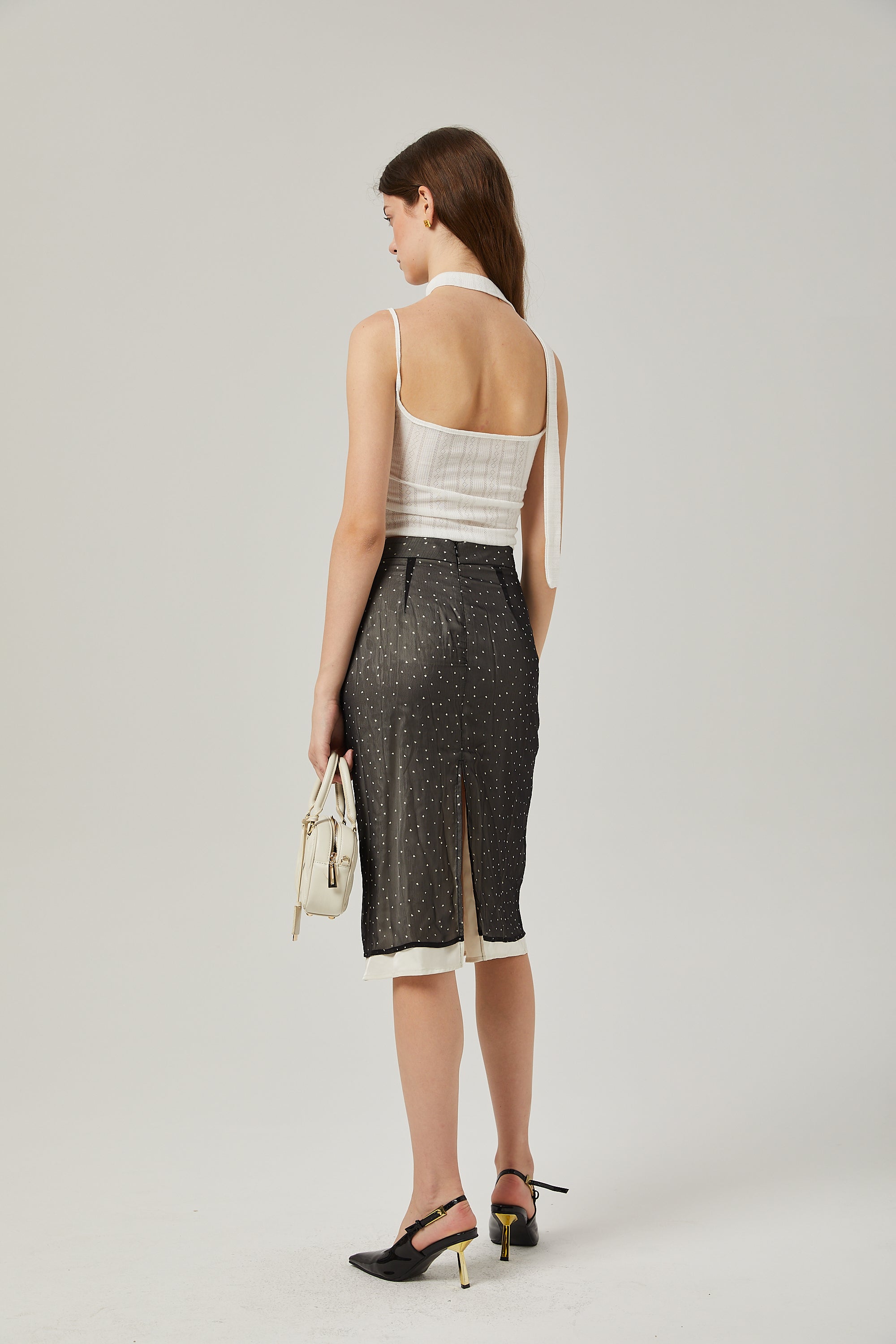 Stilla | Båndstribe Print Top