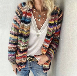 Stilla | Jessika Cardigan Elegant og Farverig Online