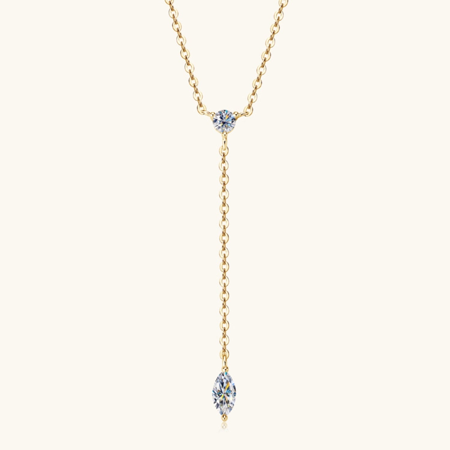 Stilla | Moissanite 925 Sterling Silver Halskæde