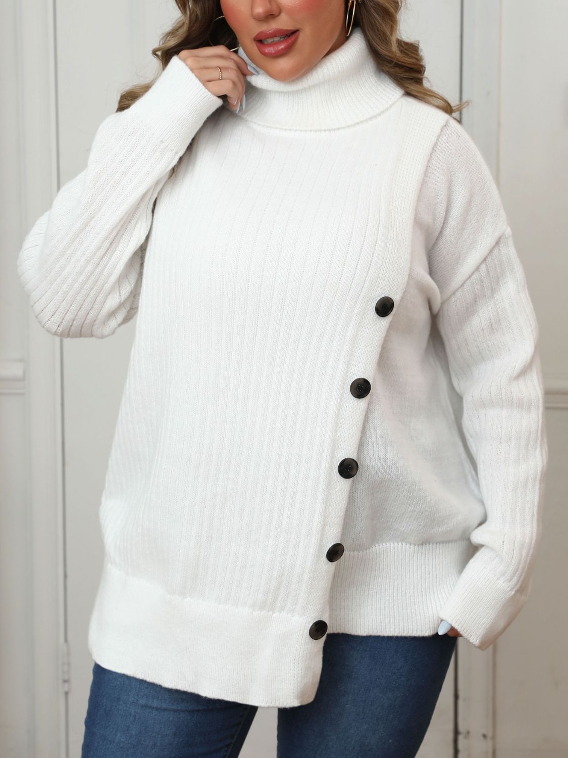 Stilla | Størrelse Turtleneck Langærmet Sweater