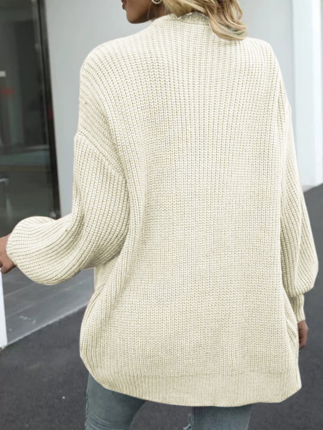 Stilla | Skulder Ballon Ærme Cardigan