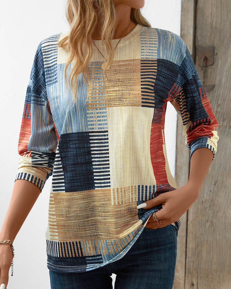Stilla | Stilfuldt Patchwork Skjorte