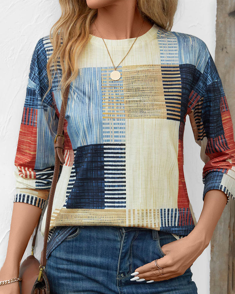 Stilla | Stilfuldt Patchwork Skjorte