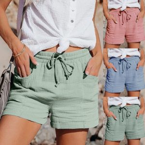 Stilla | Sommer shorts med elastisk linning