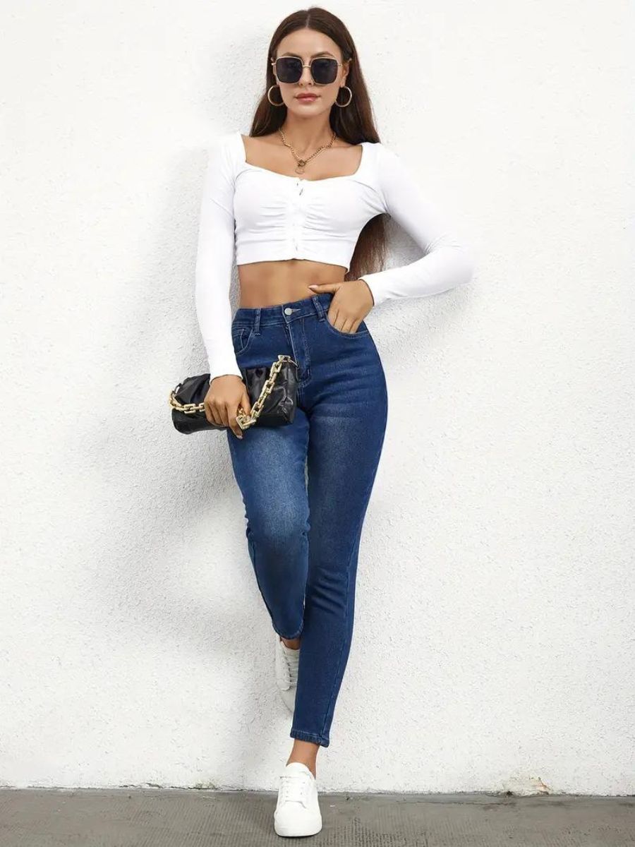 Stilla | Skinny-jeans Med Polar-indsats