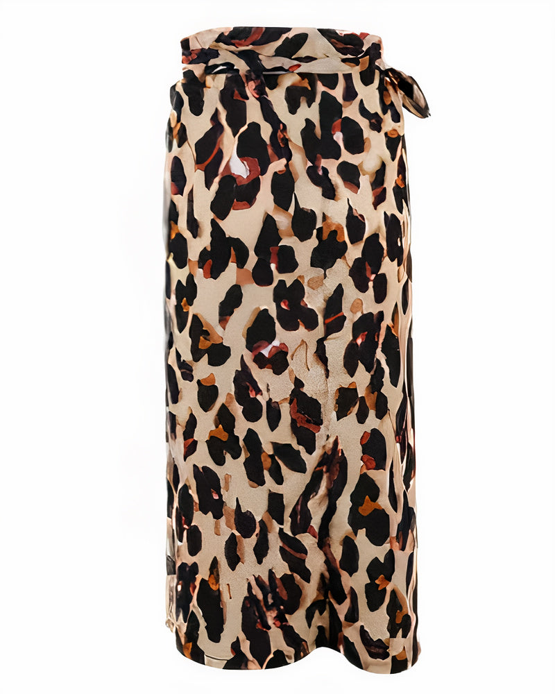 Stilla | Nederdel med leopardmønster Online Hot Salg