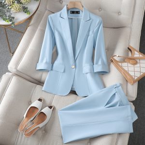 Stilla | Chic Kvinders Blazer & Bukser Sæt