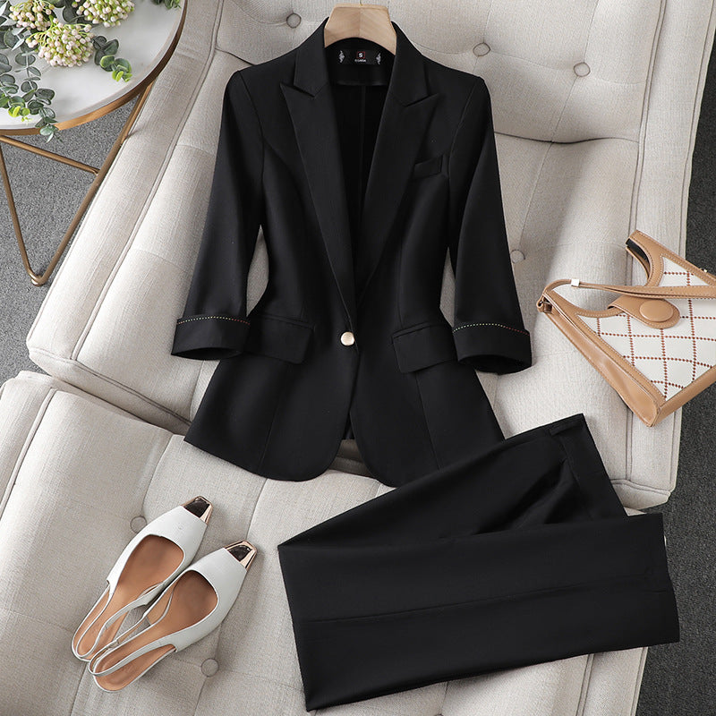 Stilla | Chic Kvinders Blazer & Bukser Sæt