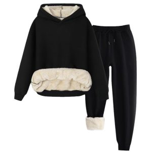 Stilla | Warm Hættetrøje Fleece Hættetrøje Loungewear Sæt & Bukser