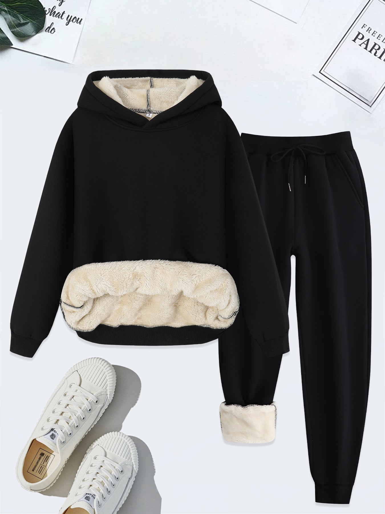 Stilla | Warm Hættetrøje Fleece Hættetrøje Loungewear Sæt & Bukser