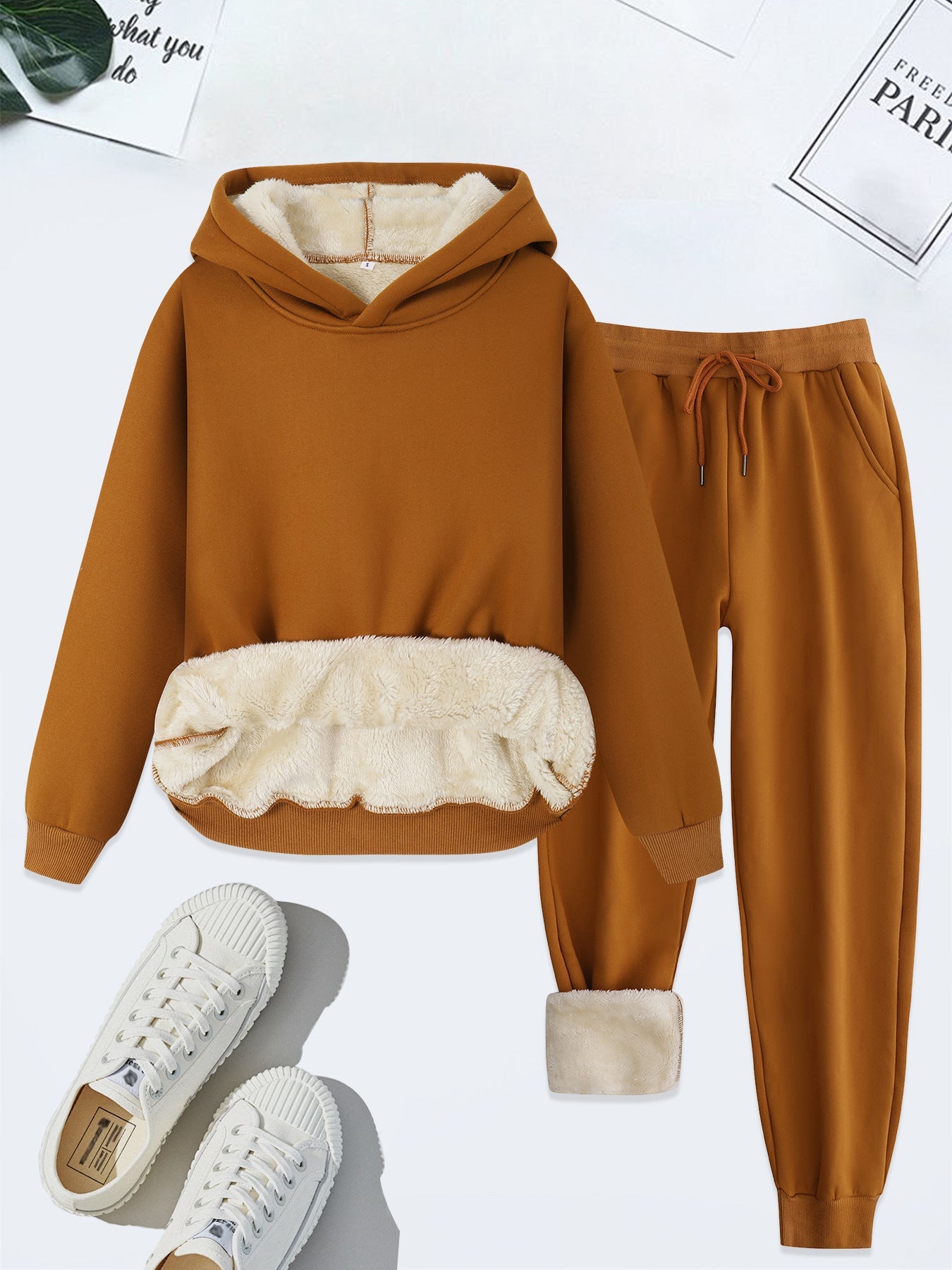 Stilla | Warm Hættetrøje Fleece Hættetrøje Loungewear Sæt & Bukser