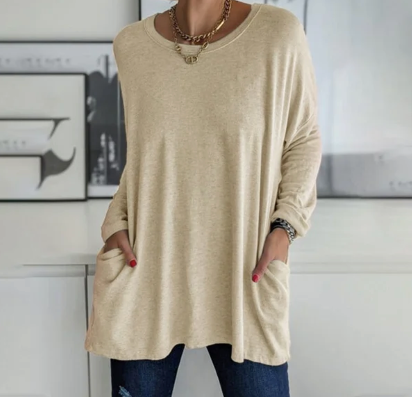 Stilla | Langærmet T-shirt Til Hele Dagen Komfort