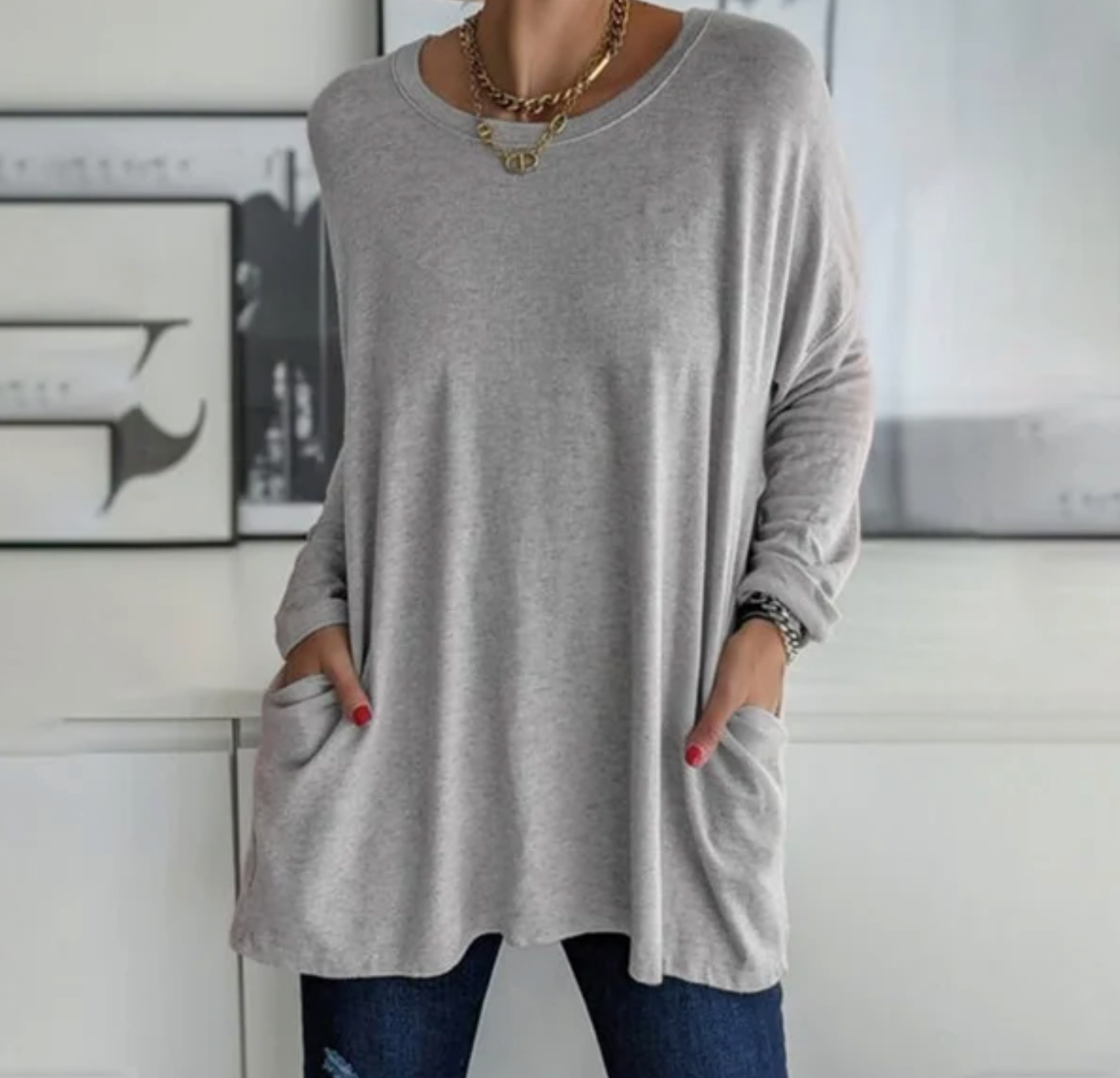 Stilla | Langærmet T-shirt Til Hele Dagen Komfort