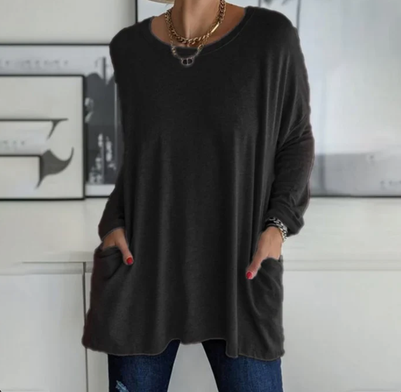 Stilla | Langærmet T-shirt Til Hele Dagen Komfort