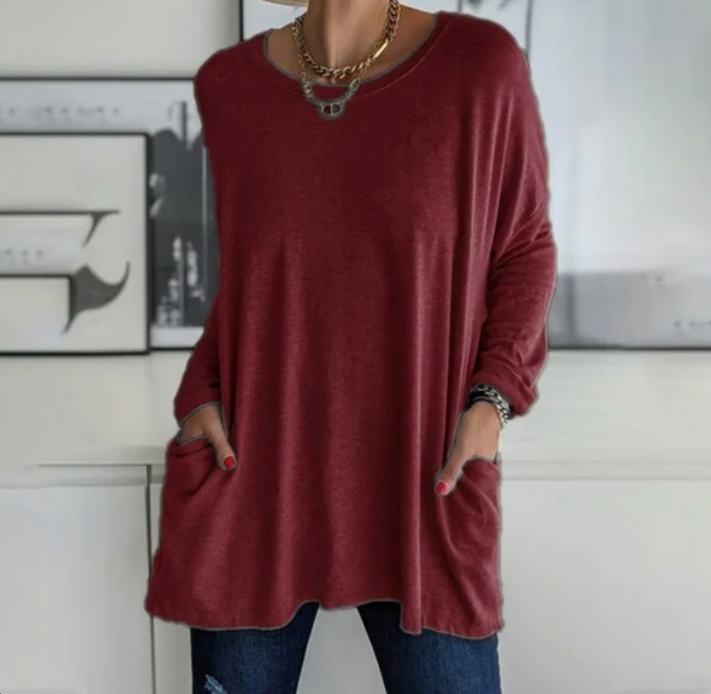 Stilla | Langærmet T-shirt Til Hele Dagen Komfort
