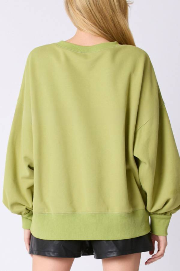 Stilla | Lækkert, Løst Sweatshirt Med Halloween-kaffekonfetti