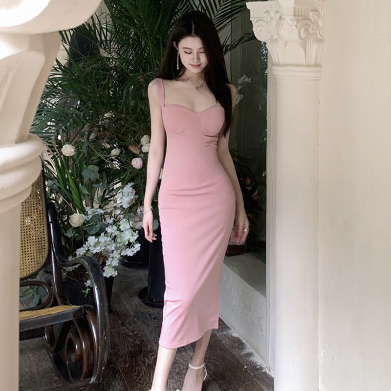 stilla-slids-kjole-fitted-back-slid-strap-dress_2.jpg Stilla | Slids-kjole Fitted Back Slid Strap Dress