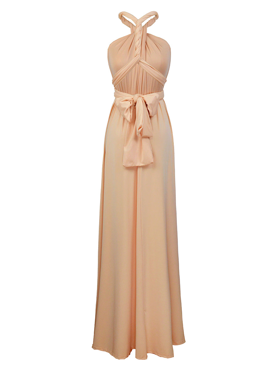Stilla | Sexy Kvinder Multi Vej Wrap Boho Maxi Kjole