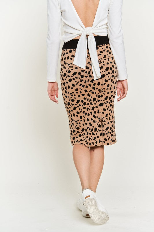 Stilla | Print Sweater Nederdele