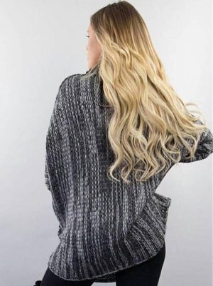 Stilla | Rullekravestrikbluse med stilfuldt design til damer Online nu