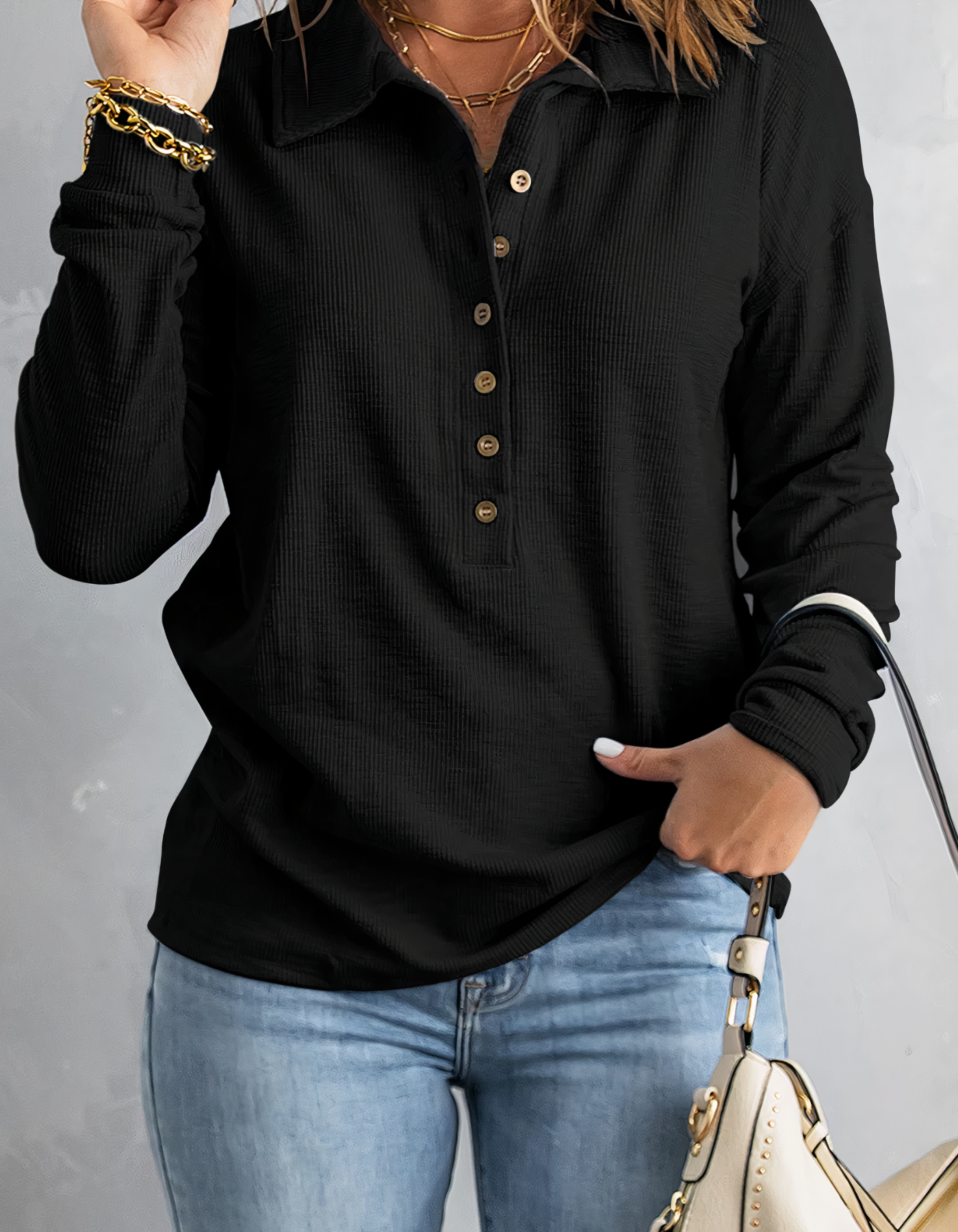 Stilla | Ærmet Polo Shirt Til Kvinder Online salg