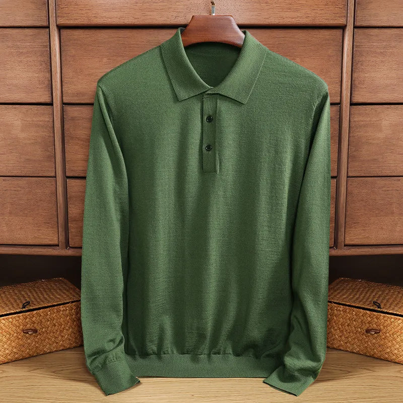 Stilla | Lækkert Polo-shirt Med Lange Ærmer