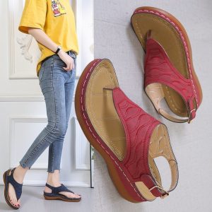 Stilla | Wedge sandals til kvinder i ensfarvet design Udsalg