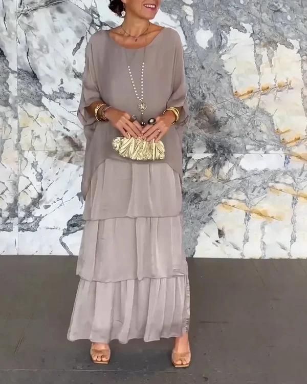 Stilla | Luksuriøst Elegant Chiffonkjole