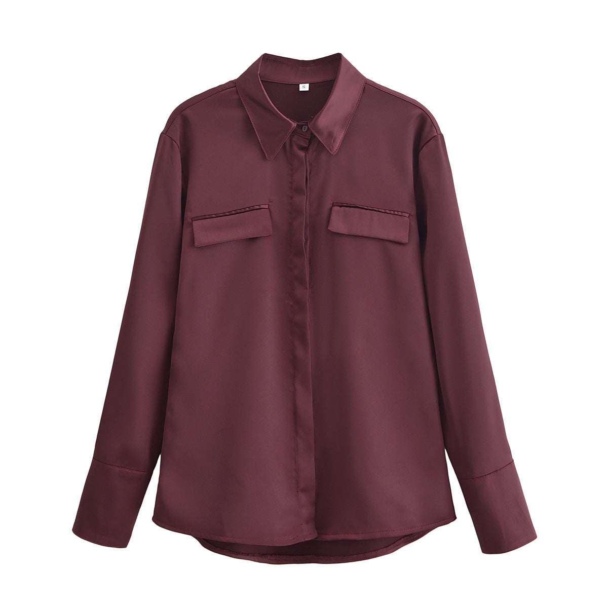 Stilla | Lys Forår Satin Bluse