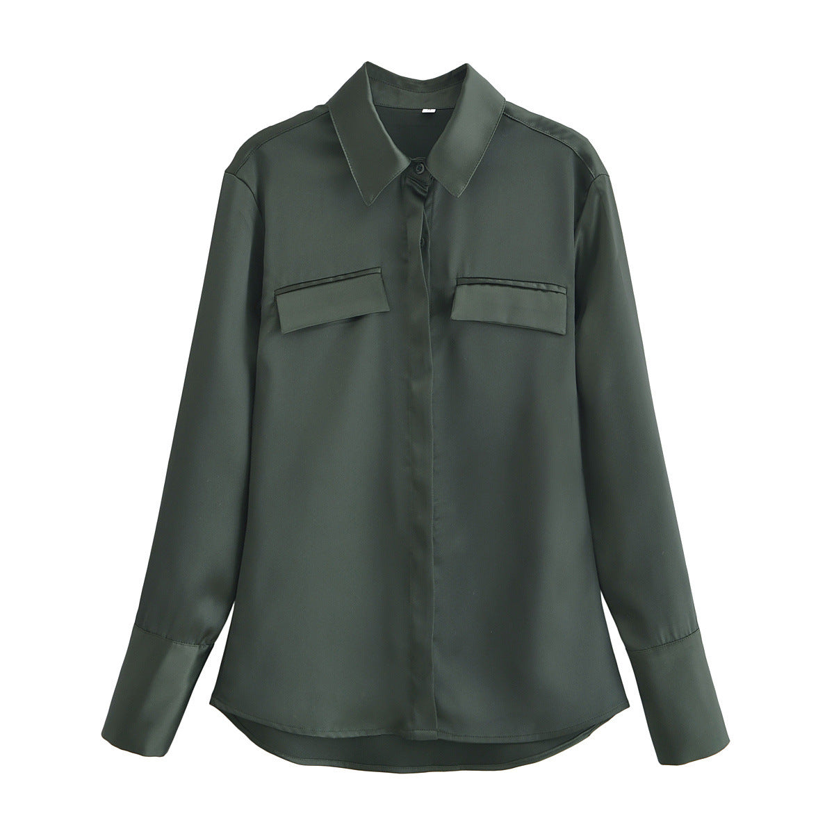 Stilla | Lys Forår Satin Bluse