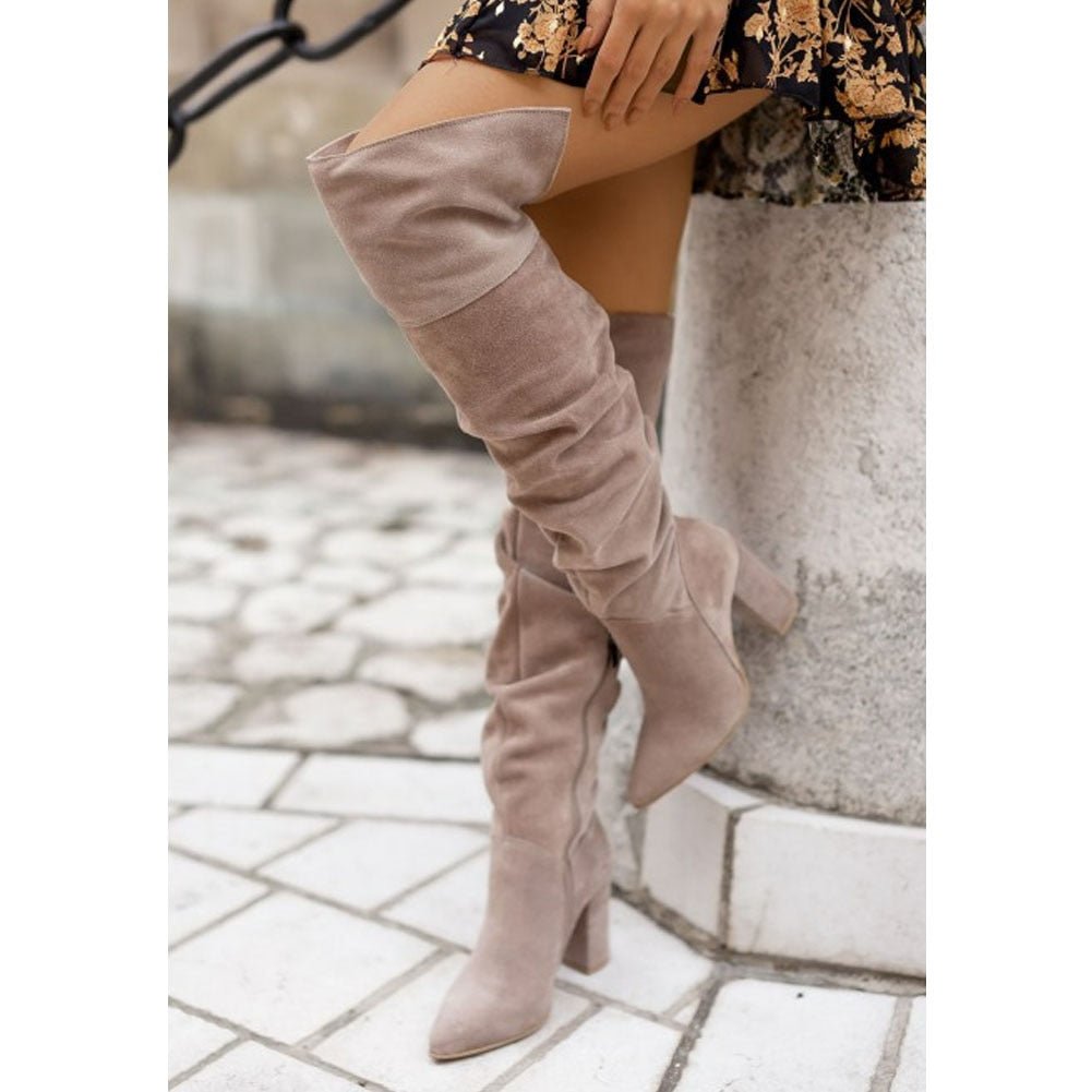 Stilla - over-the-knee slip-on støvler til kvinder Online