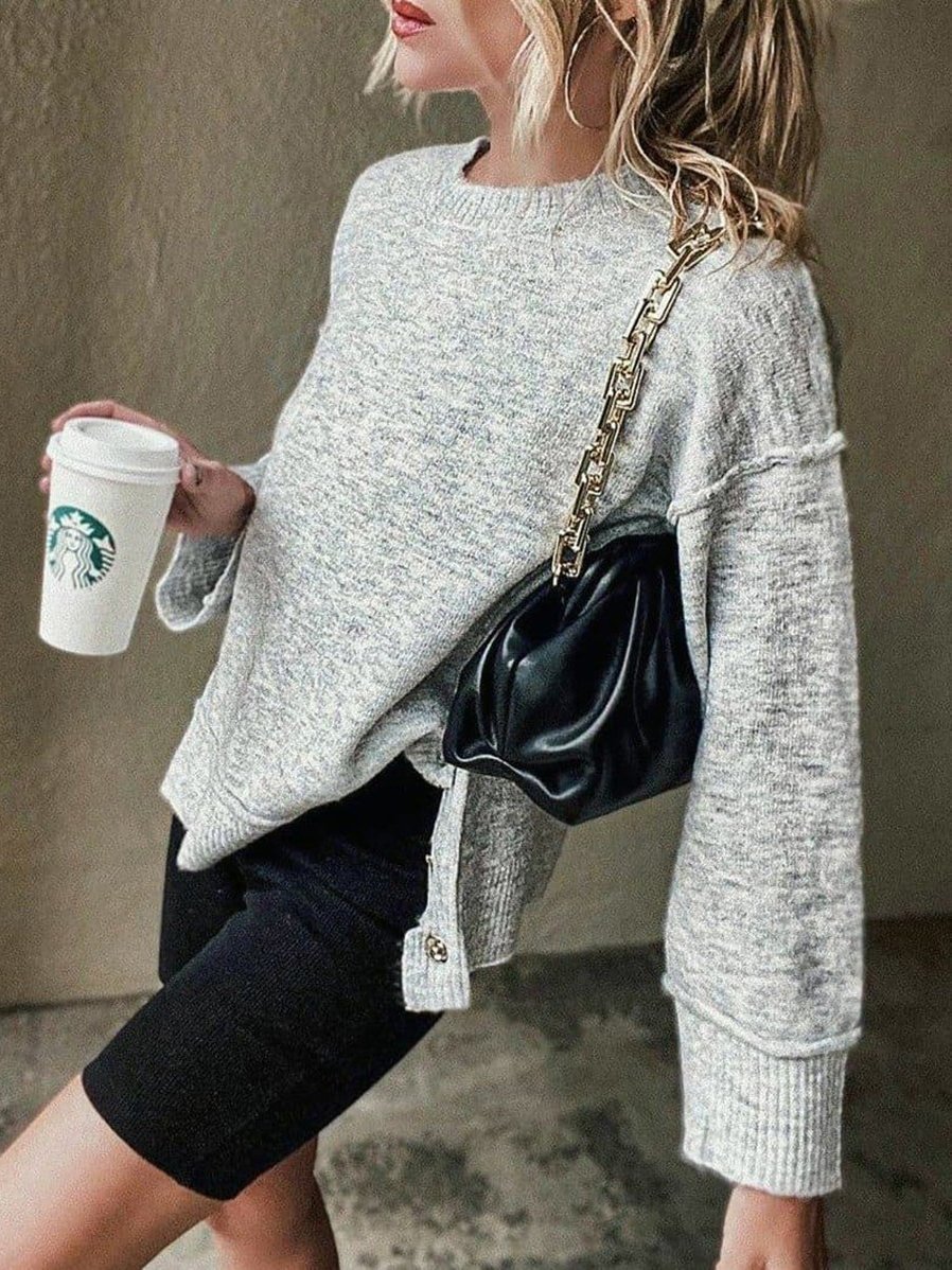 Stilla | Casual og Comfortable Wellbeing Sweater Online Hot Salg