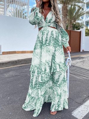 Stilla | Hollow Blomster Kjole Online Hot Salg