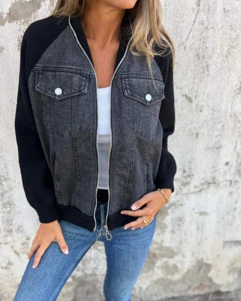 Stilla | Moderne Denimstof Jakke Mode