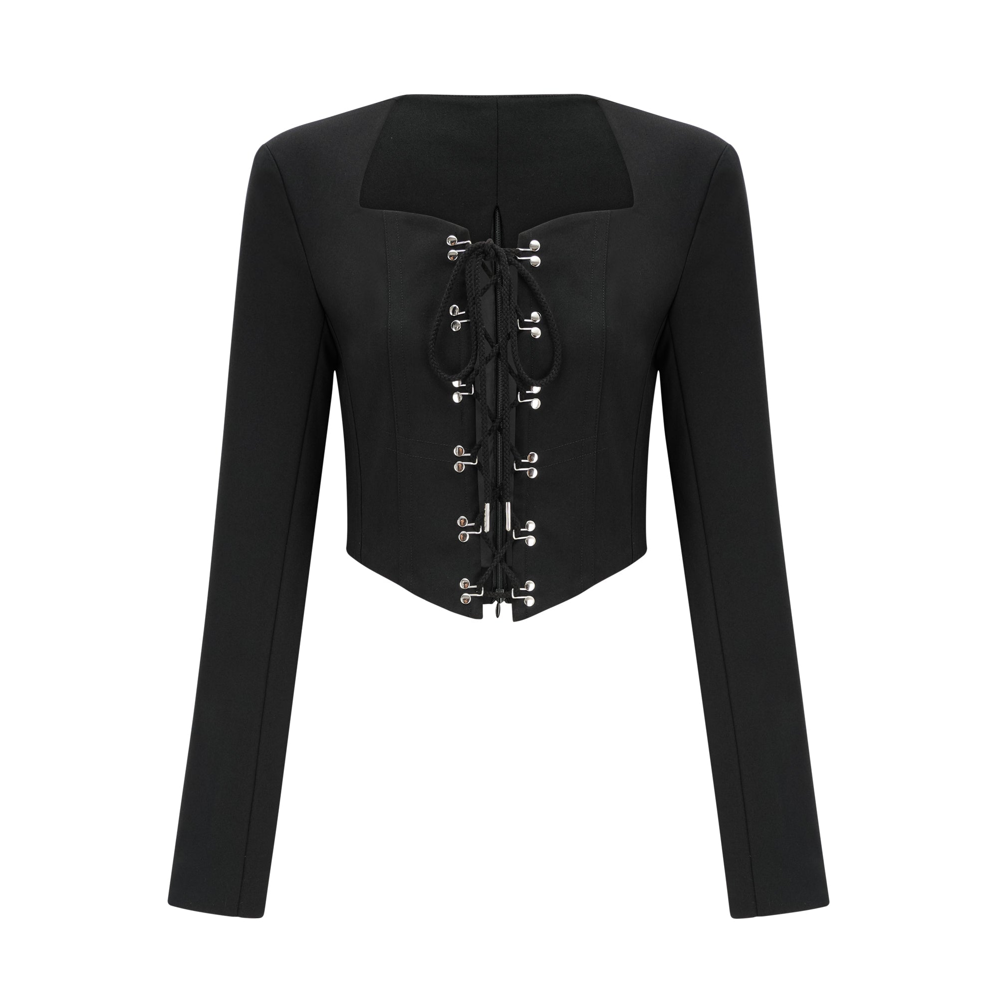Stilla | Snøre Cropped Jakke