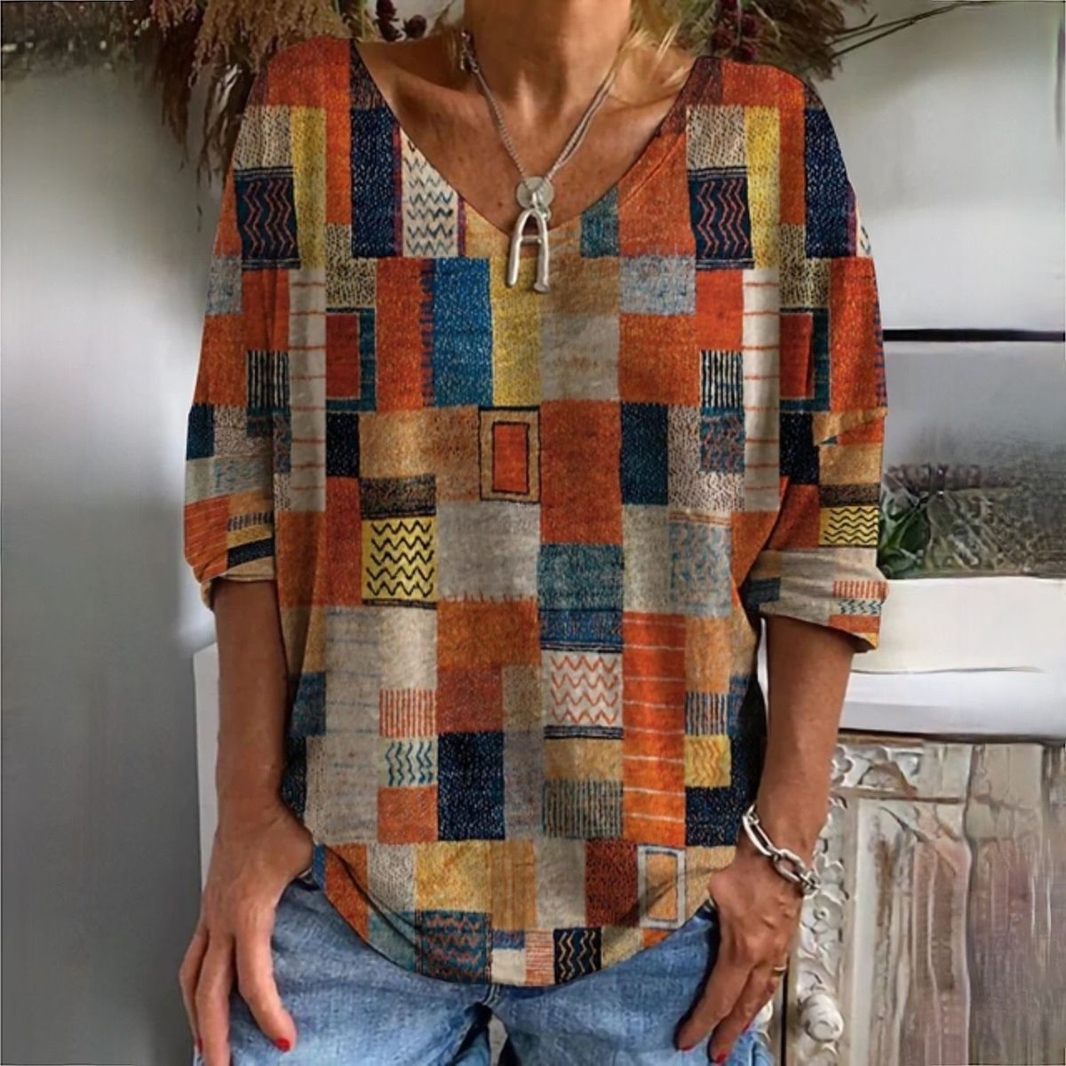 Stilla | Elegant vintages T-shirt Rabat