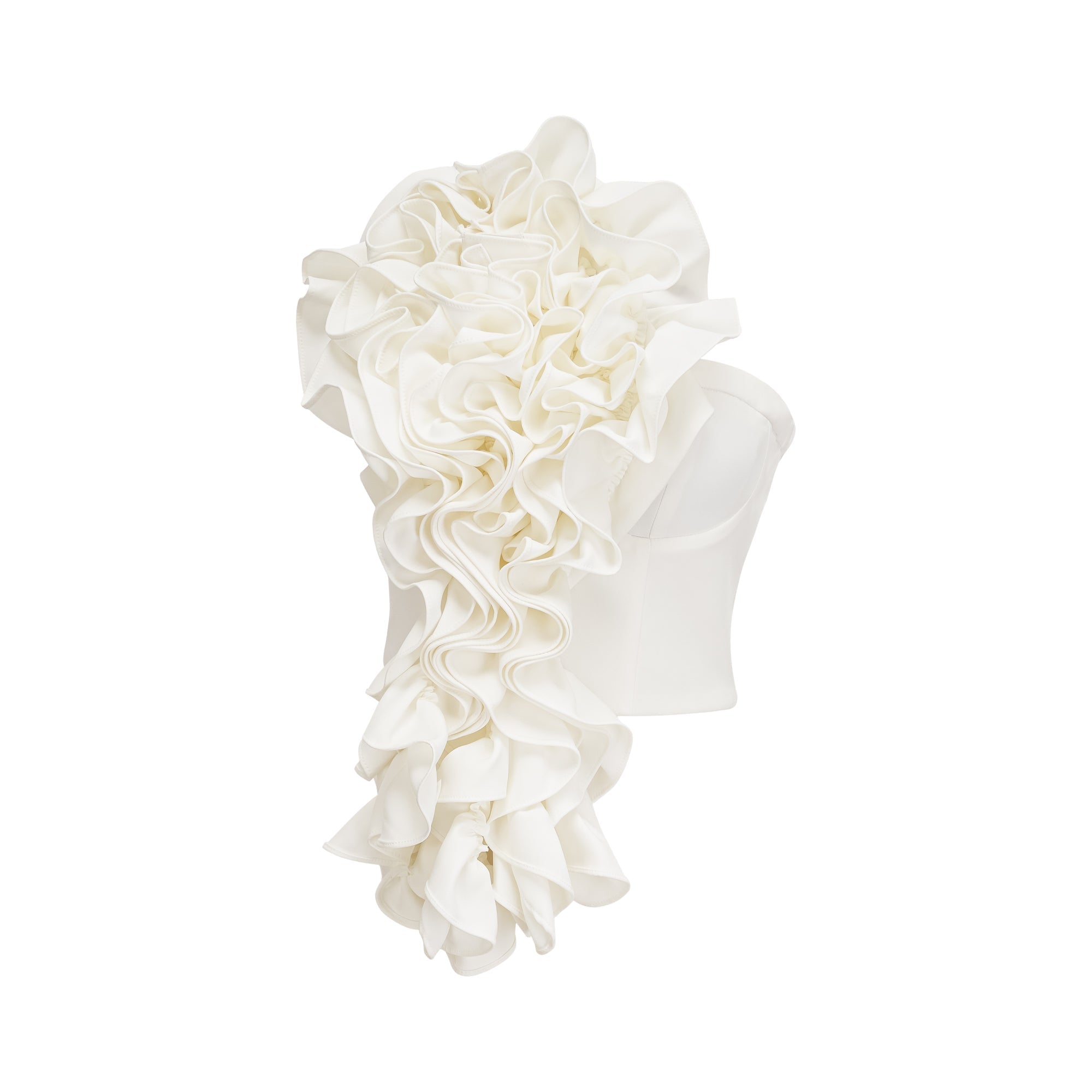Stilla | Hvid Blomst Applikation Top