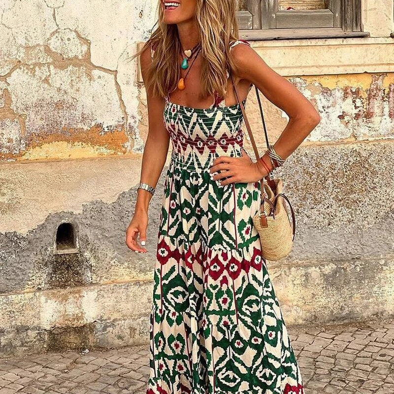 Stilla | Sommerkjole Boho Stil på udsalg