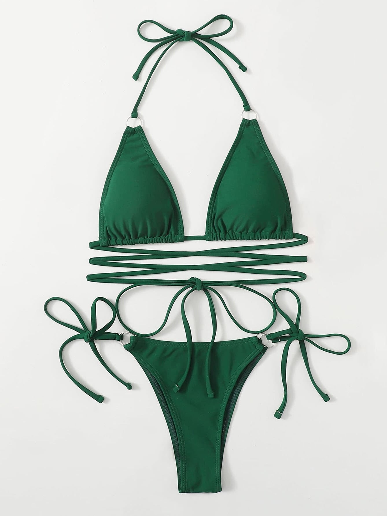 Stilla | Bikini Badetøj Med Dekorativ Snøring Online Hot Salg