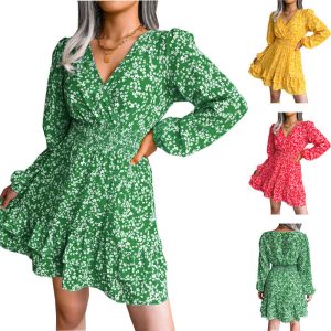Stilla | Strop Floral Chiffon Sommerkjole Online nu