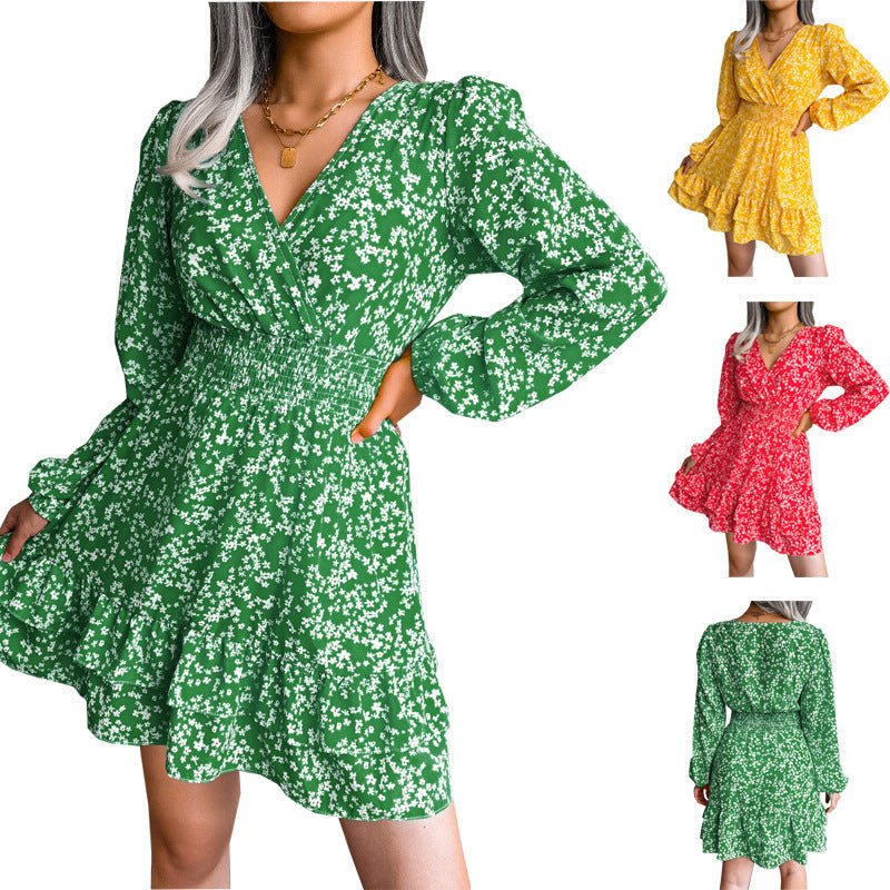 Stilla | Strop Floral Chiffon Sommerkjole Online nu