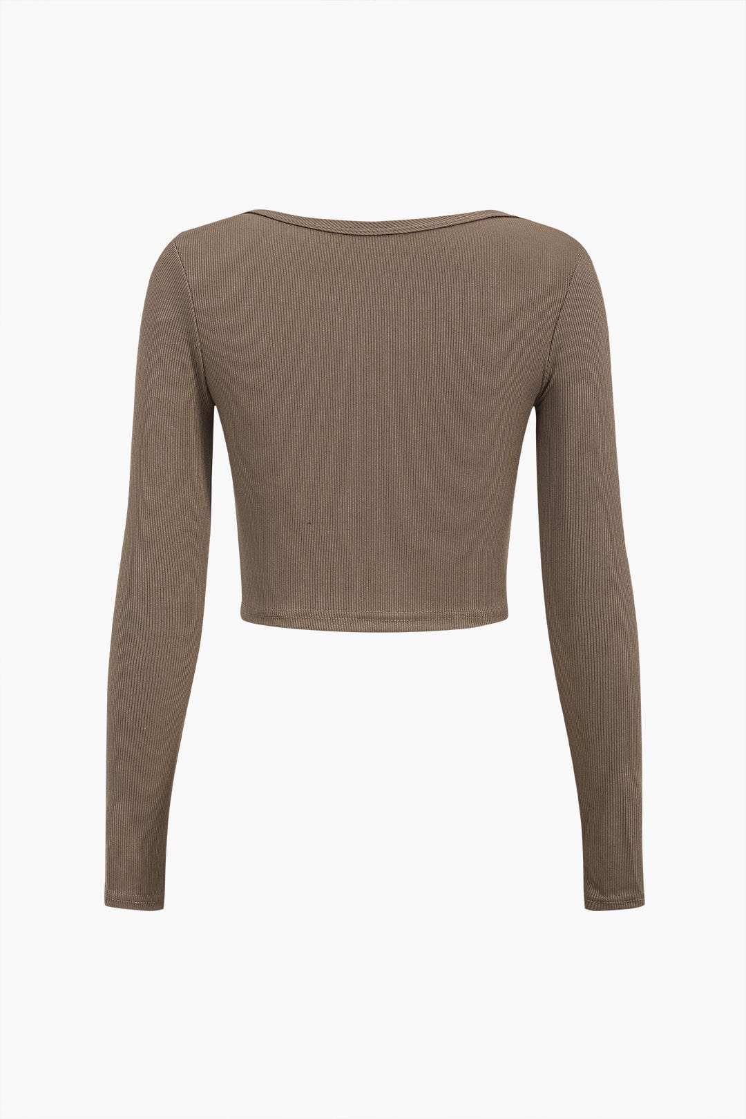 Stilla | Asymmetrisk Langærmet Top Med Cut Out & Knapdetaljer Hot på udsalg